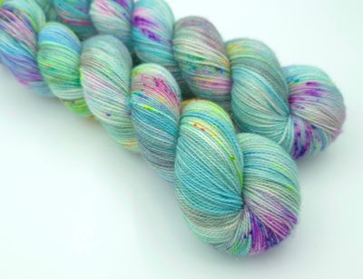 Splash Glitter Sock (Silver)