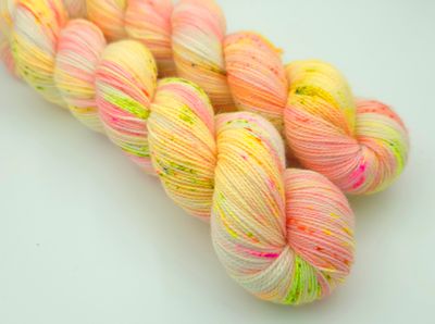 Ranunculus Glitter Sock (Silver)