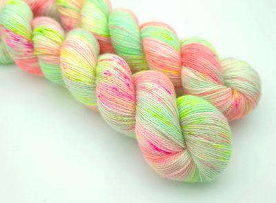 Palm Beach Glitter Sock (Silver)