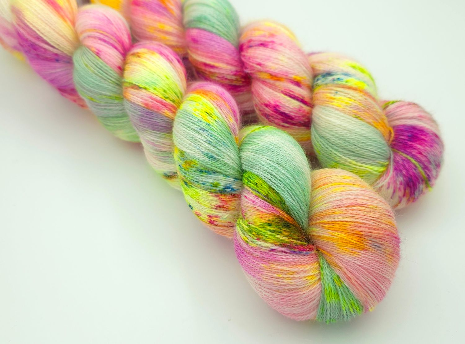 Blush and Bloom Mystery Yarn Suri Silk Ultra Lace