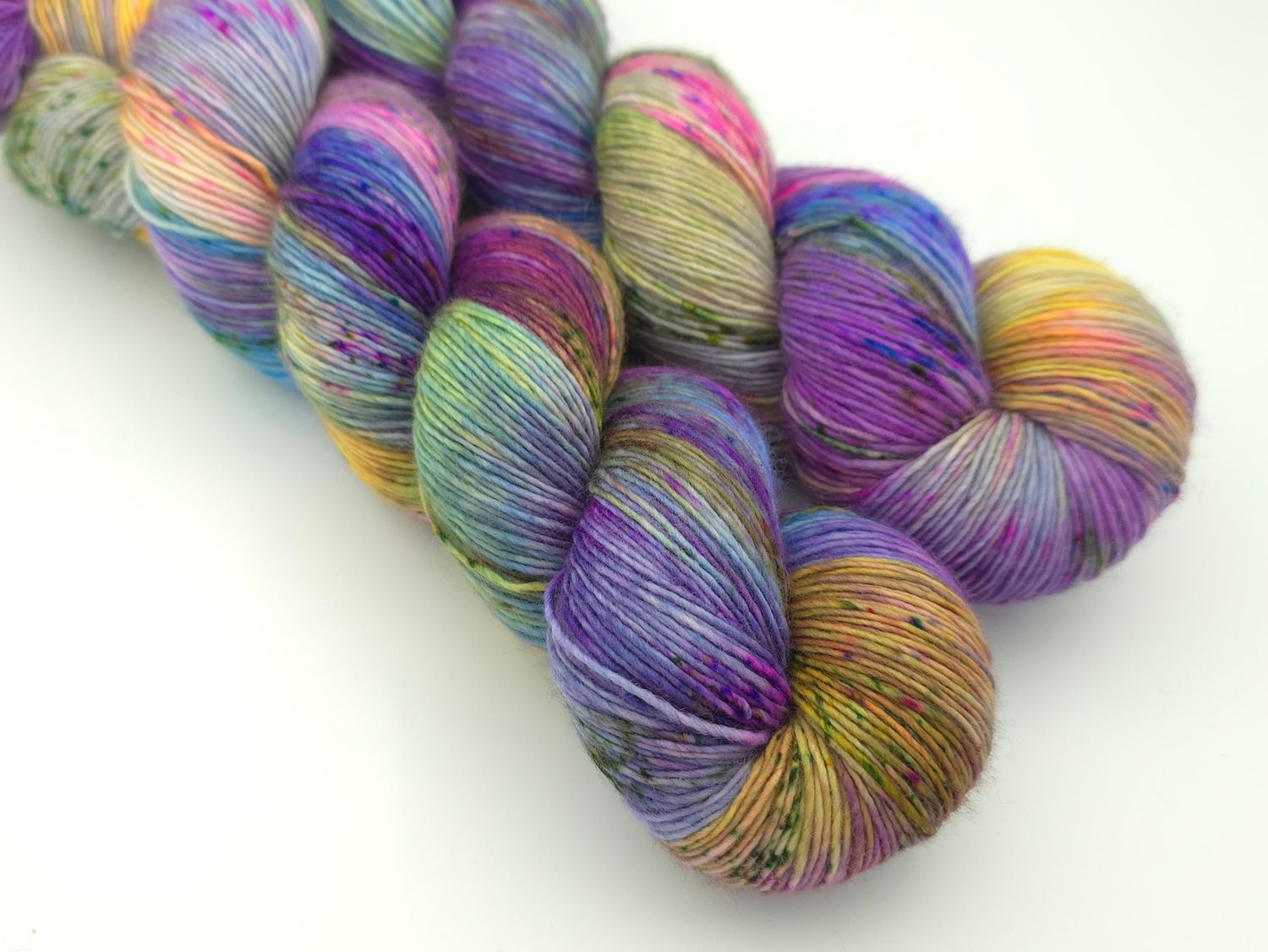 Purple Party Superwash Merino Singles 366m/100g