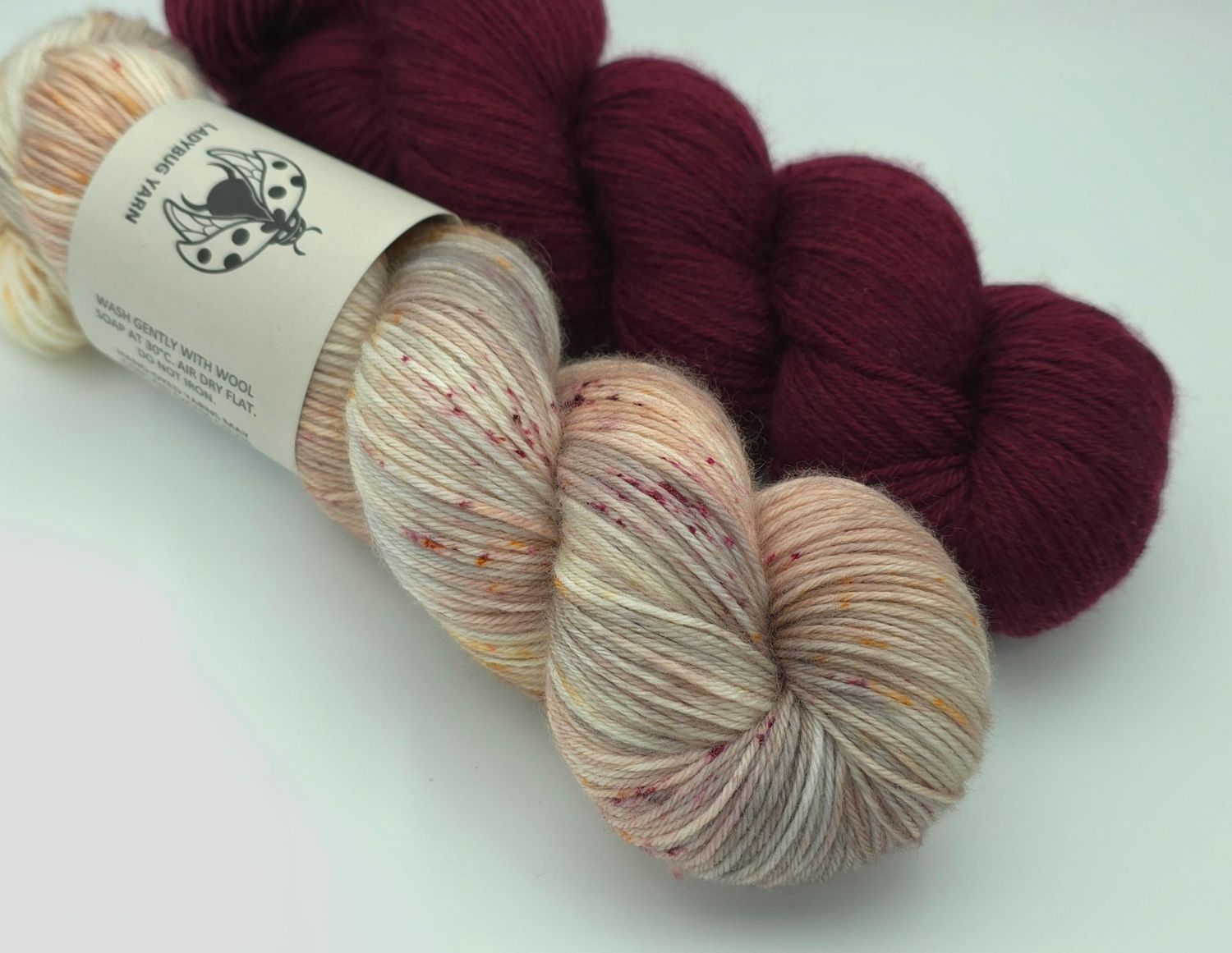 Powder Pile/5606 Ladybug meets Cascade Heritage