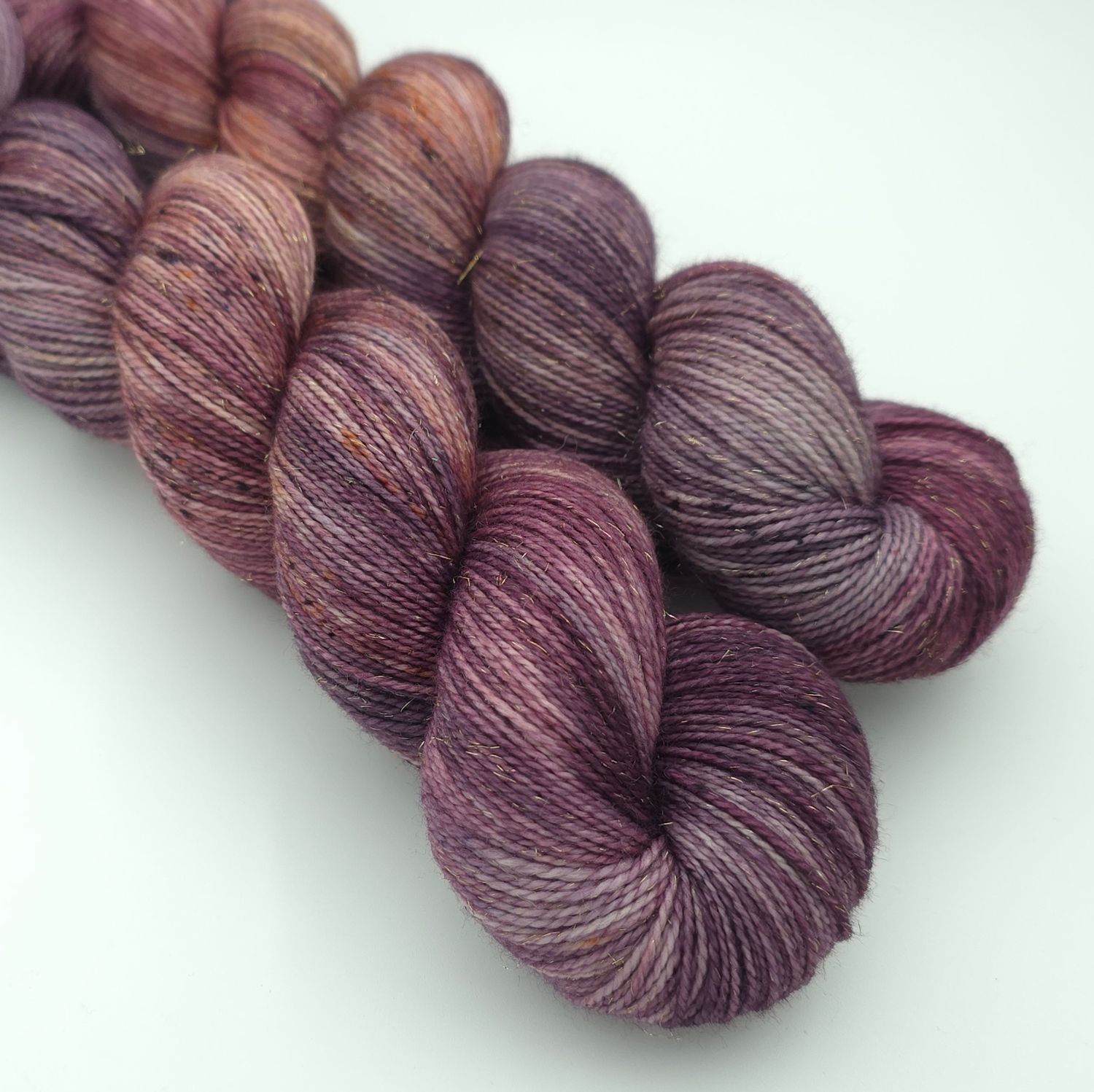 Burnt Figs Glitter Sock (Gold)