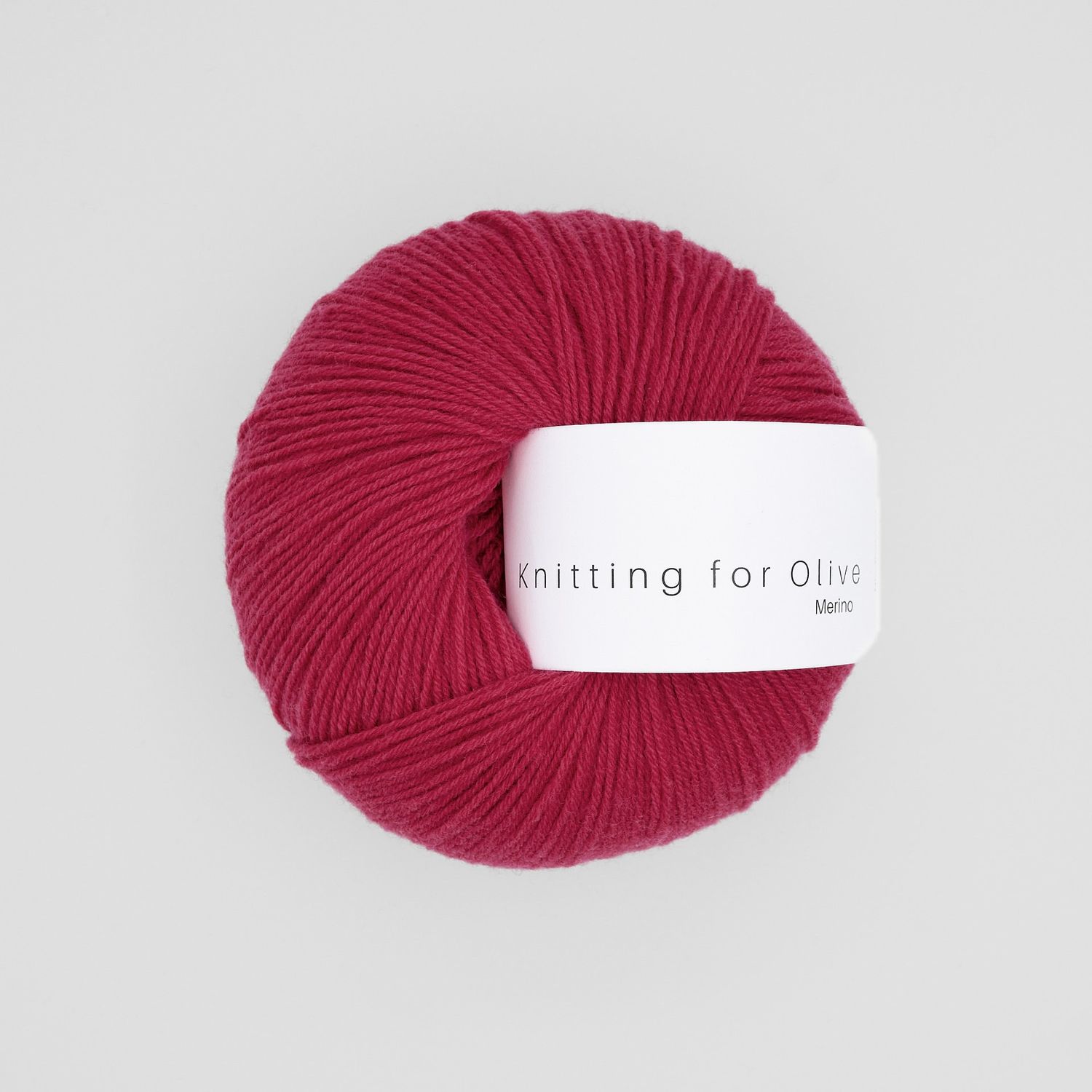 Knitting for Olive Merino - Raspberry Red Knitting for Olive Merino - Raspberry Red