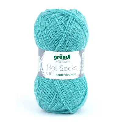 Gründl Hot Socks Uni - Mint color no. 53 - 50 g