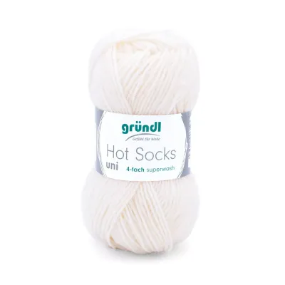 Gründl Hot Socks Uni - Creme color no. 01 - 50 g