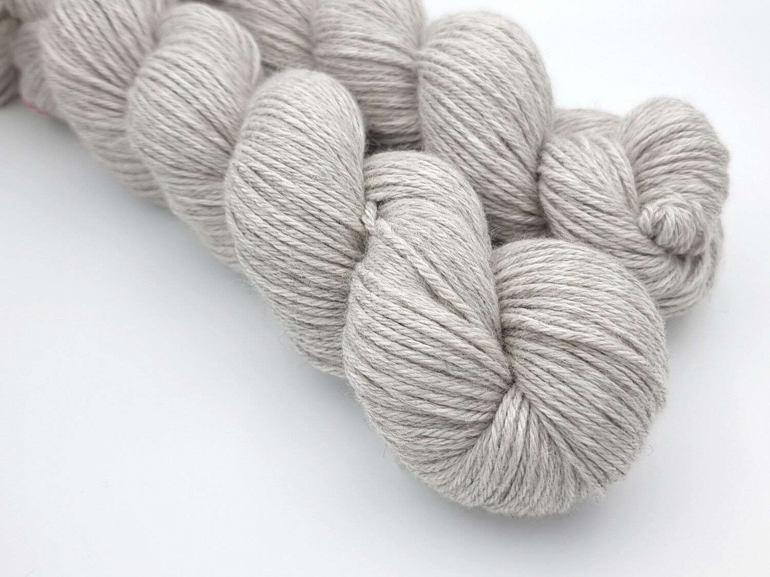 Naturlig grå Baby Alpaca/Silke/Cashmere  225m/100g