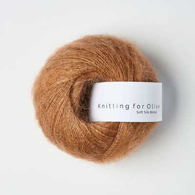 Knitting for Olive Soft SIlk Mohair - Brown Nougat