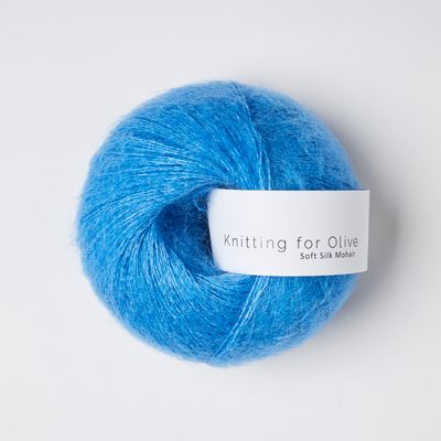 Knitting for Olive Soft SIlk Mohair - Poppy Blue