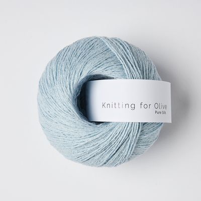 Knitting for Olive Pure Silk - Ice blue