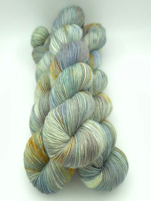 Sea Haze Ladybug on Organic Merino 400m/100g