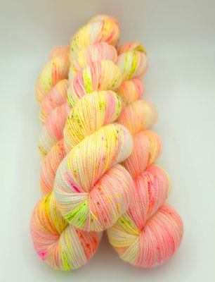Ranunculus Glitter Sock (Silver)