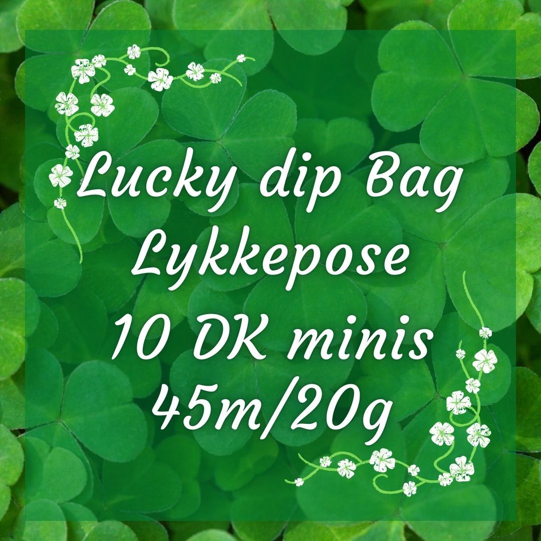 Surprise Yarn Inside! Lucky Bag - 10 mini skeins –  DK Superwash Merino/Nylon Sock Yarn