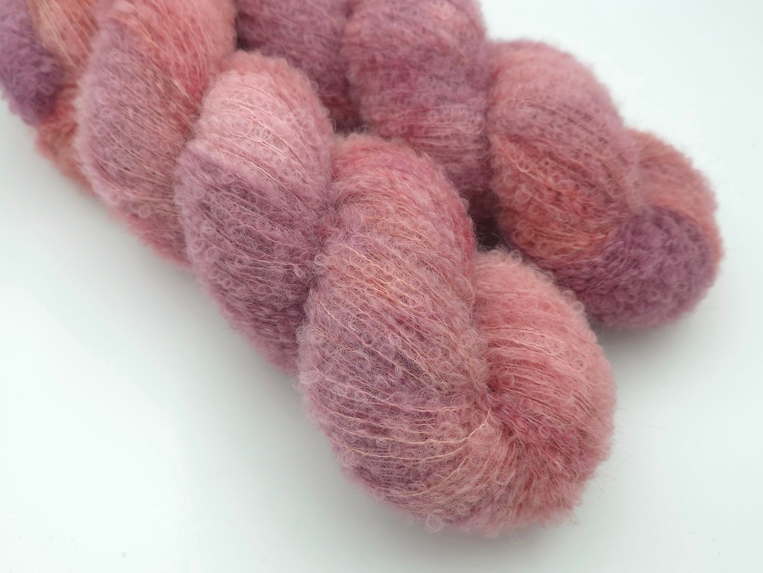 Antique Rose Alpaca Bouclé Lace 800m/100 g