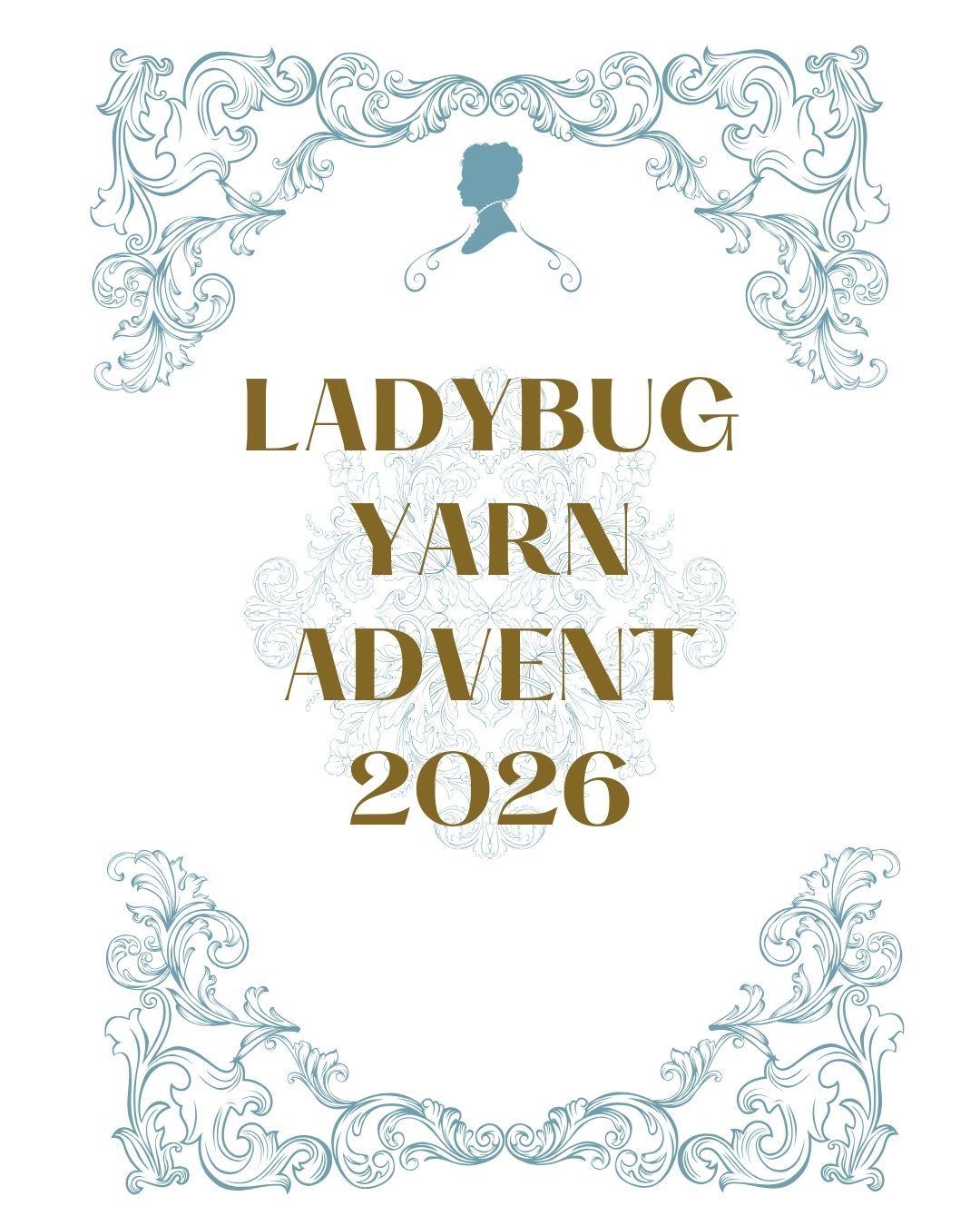 Bridgerton Advent 2026 - Ladybug Sock