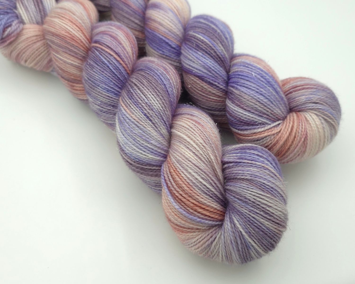 Provence Dawn Yarn Glitter Sock (Silver)