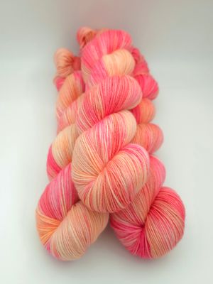 Melon Salad Ladybug on Organic Merino 400m/100g