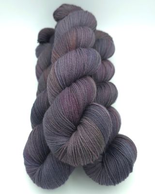 Dark and Stormy Ladybug on Organic Merino 400m/100g