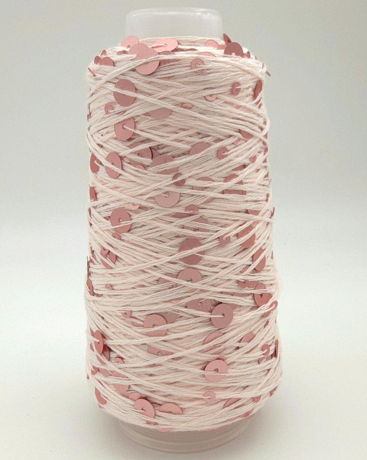 53 Soft Rose/Rose Matte Cotton with Sequins – 50 g / 150 m 53 Soft Rose/Rose Matte Cotton with Sequins – 50 g / 150 m
