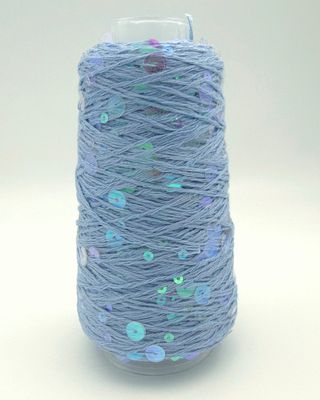 117, Lavender/ Transparent Rainbow Cotton with Sequins – 50 g / 150 m