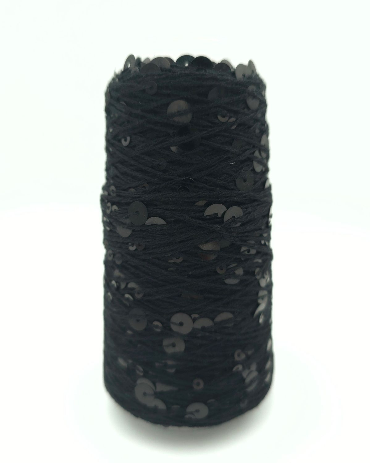 06, Black/Black-Shiny Cotton with Sequins – 50 g / 150 m 06, Black/Black-Shiny Cotton with Sequins – 50 g / 150 m