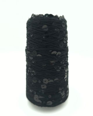 06, Black/Black-Shiny Cotton with Sequins – 50 g / 150 m