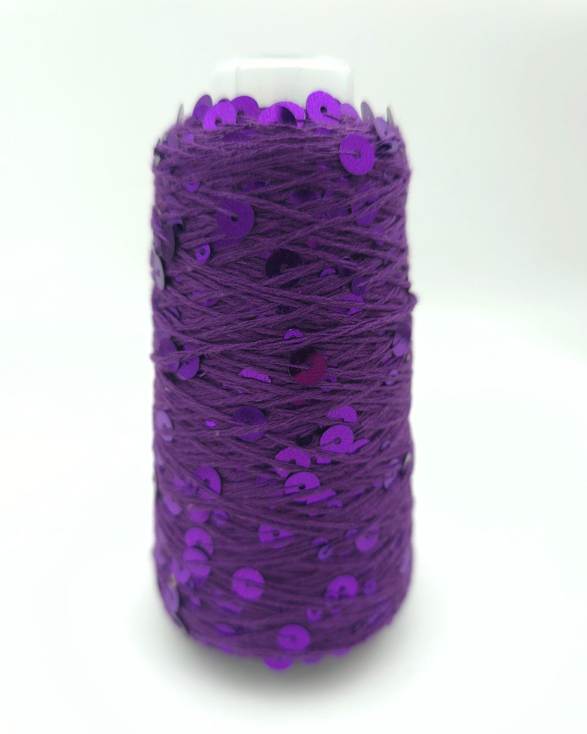 03, Violet/Violet-Shiny Cotton with Sequins – 50 g / 150 m 03, Violet/Violet-Shiny Cotton with Sequins – 50 g / 150 m