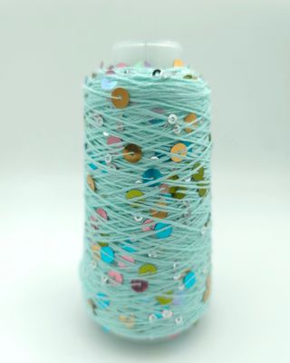 75/Aqua/Multi Cotton with Sequins – 50 g / 150 m