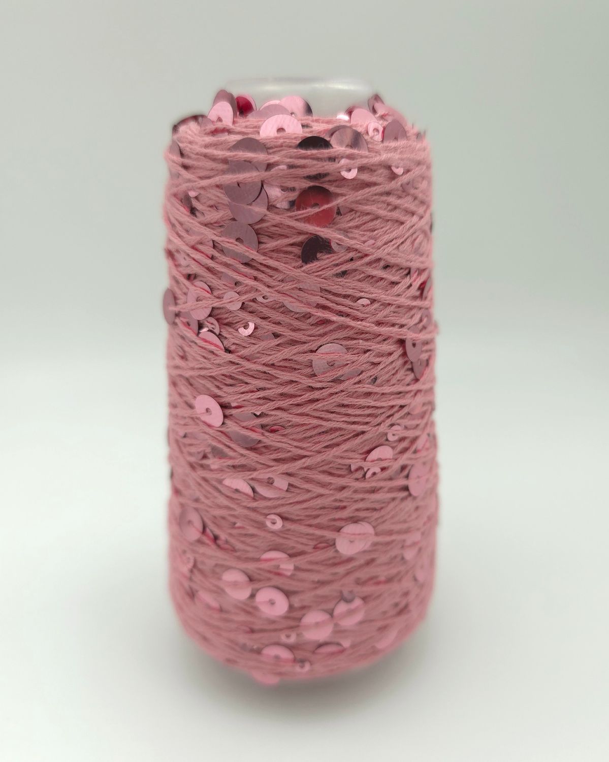 27, Rose/Rose-Shiny Cotton with Sequins – 50 g / 150 m 27, Rose/Rose-Shiny Cotton with Sequins – 50 g / 150 m
