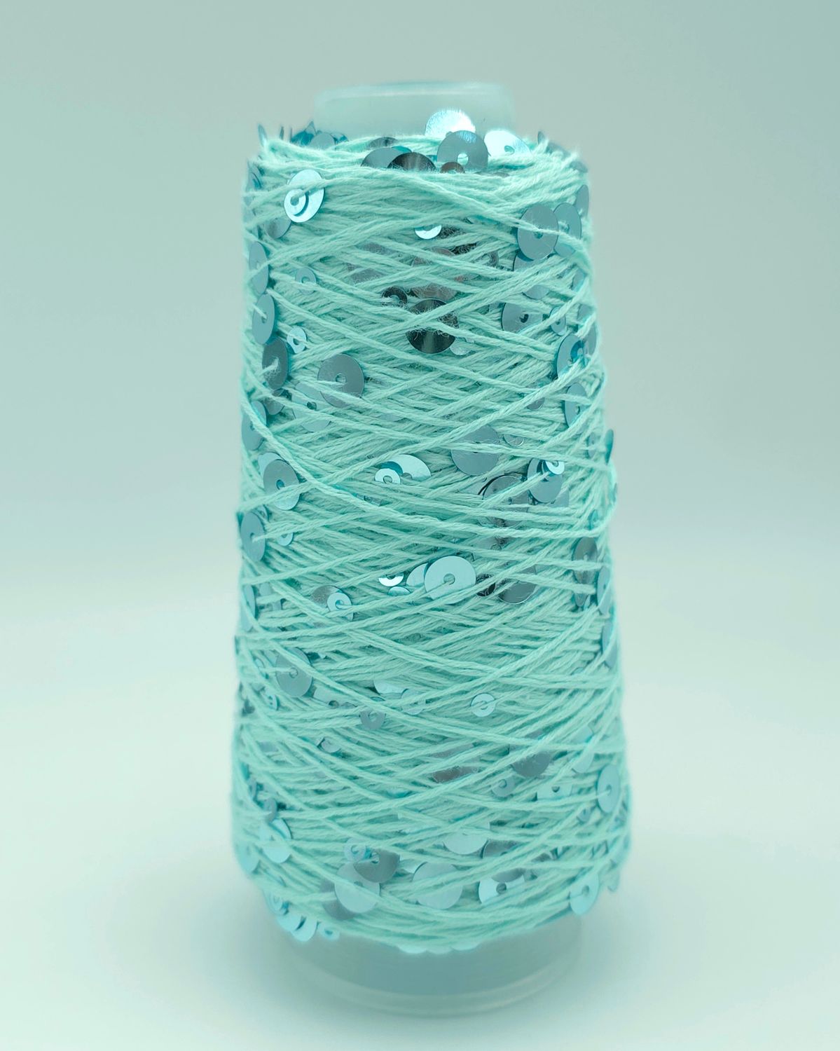 13 Aqua/Aqua-Shiny Cotton with Sequins – 50 g / 150 m
