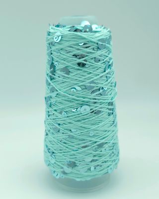 13 Aqua/Aqua-Shiny Cotton with Sequins – 50 g / 150 m 13 Aqua/Aqua-Shiny Cotton with Sequins – 50 g / 150 m