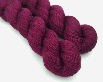 Burgundy Fifty Fifty Merino/Silke 400m/100g