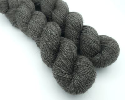 Natural Dark Grey Baby Alpaca/Silk/Cashmere  400m/100g