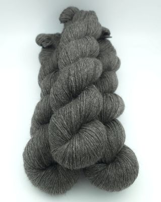 Natural Dark Grey Baby Alpaca/Silk/Cashmere  400m/100g