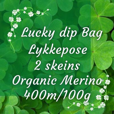 Lycky Dip Bag Ladybug on Cascade Heritage Lycky Dip Bag Ladybug on Cascade Heritage