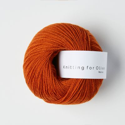 Knitting for Olive Merino - Burnt Orange Knitting for Olive Merino - Burnt Orange