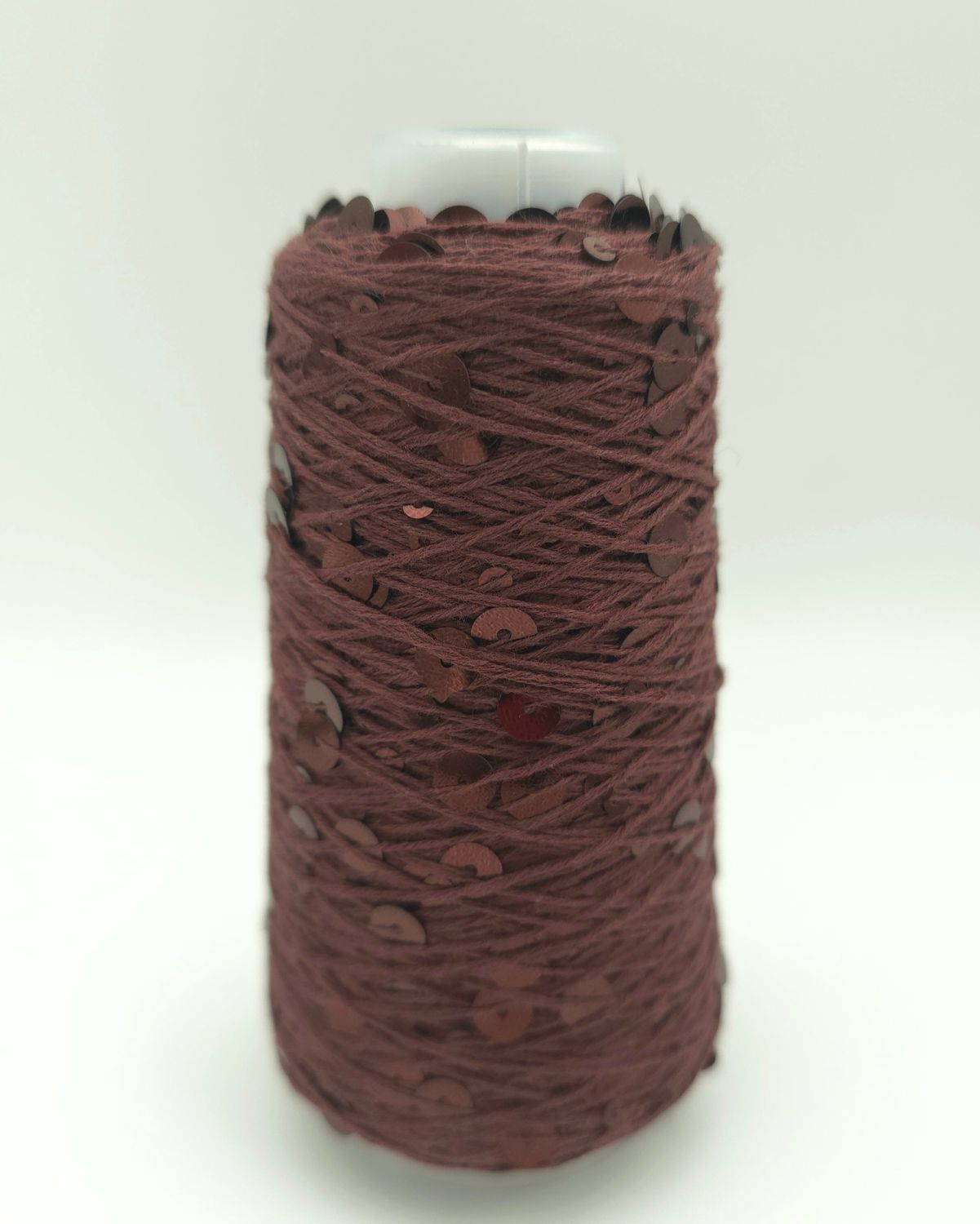 09 Brown/Brown Shiny Cotton with Sequins – 50 g / 150 m 09 Brown/Brown Shiny Cotton with Sequins – 50 g / 150 m