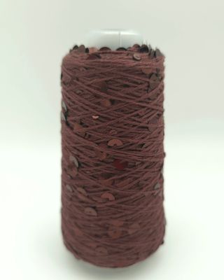 09 Brown/Brown Shiny Cotton with Sequins – 50 g / 150 m 09 Brown/Brown Shiny Cotton with Sequins – 50 g / 150 m