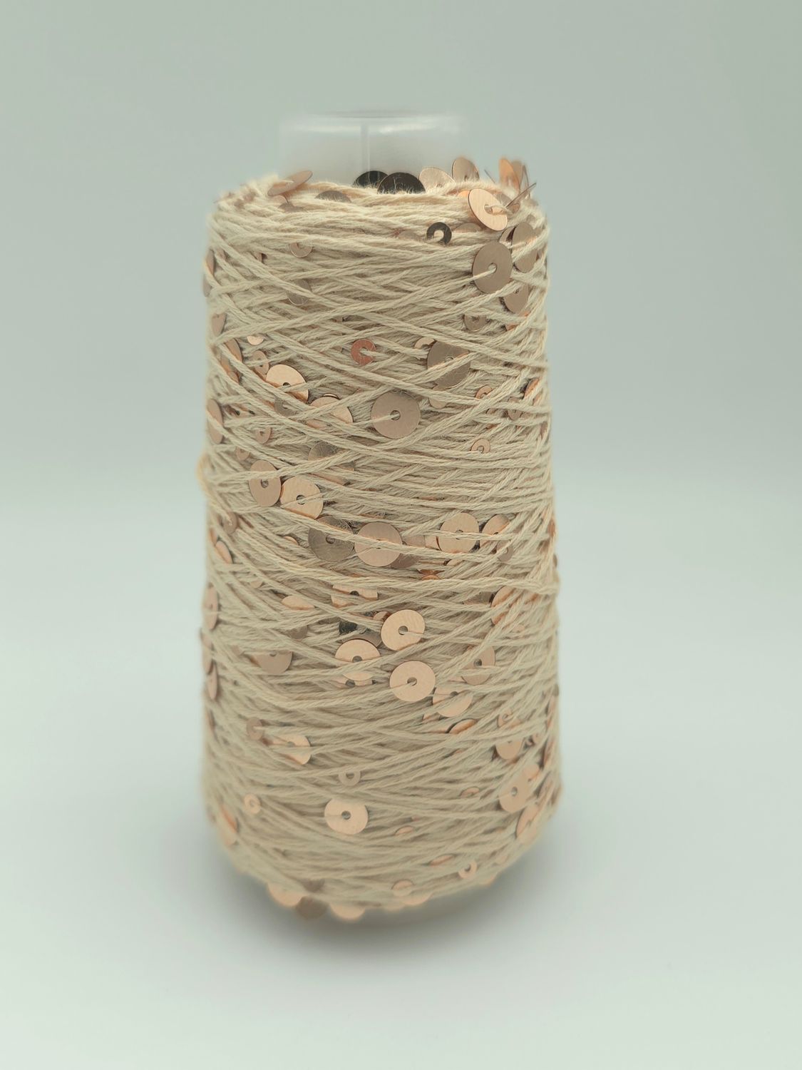 18 Camel/Camel -Shiny Cotton with Sequins – 50 g / 150 m