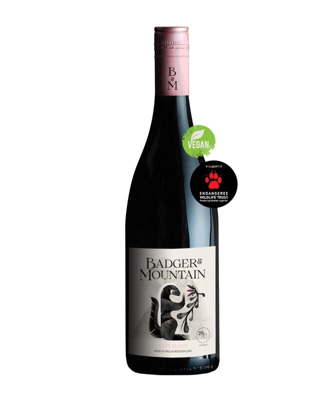 1 Case of Badger &amp; Mountain Red Blend 2018 (6 bottles per case) R99,00 per bottle