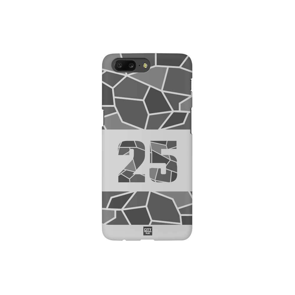 Number Mobile Case Cover (Melange Grey)