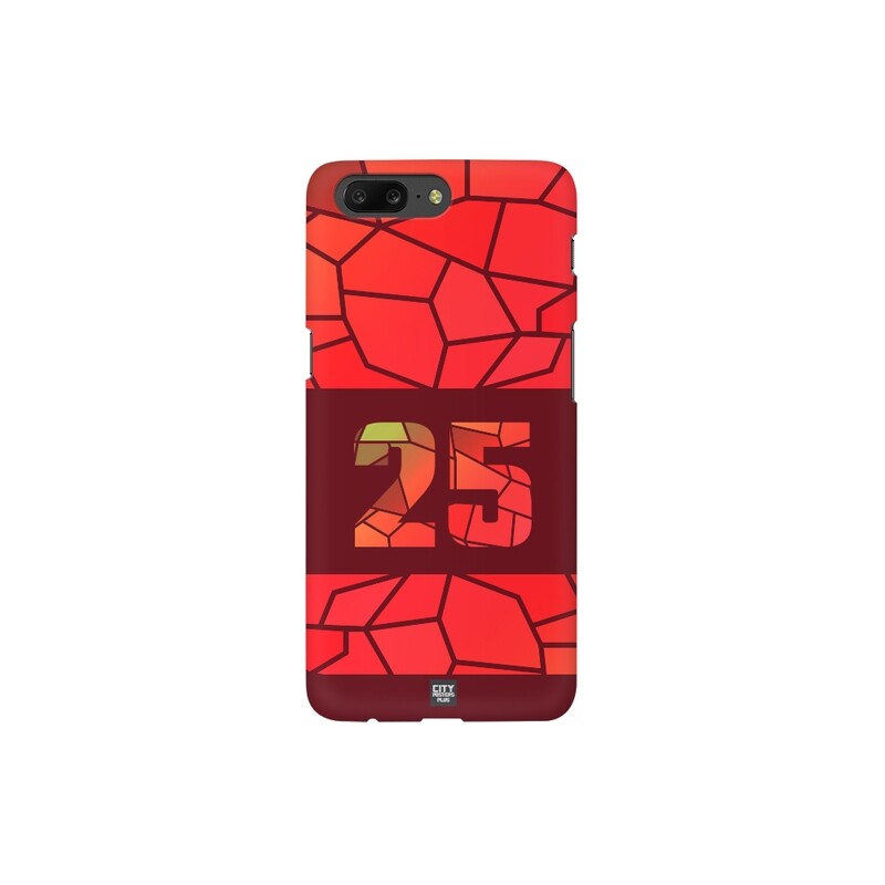 Number Mobile Case Cover (Maroon)