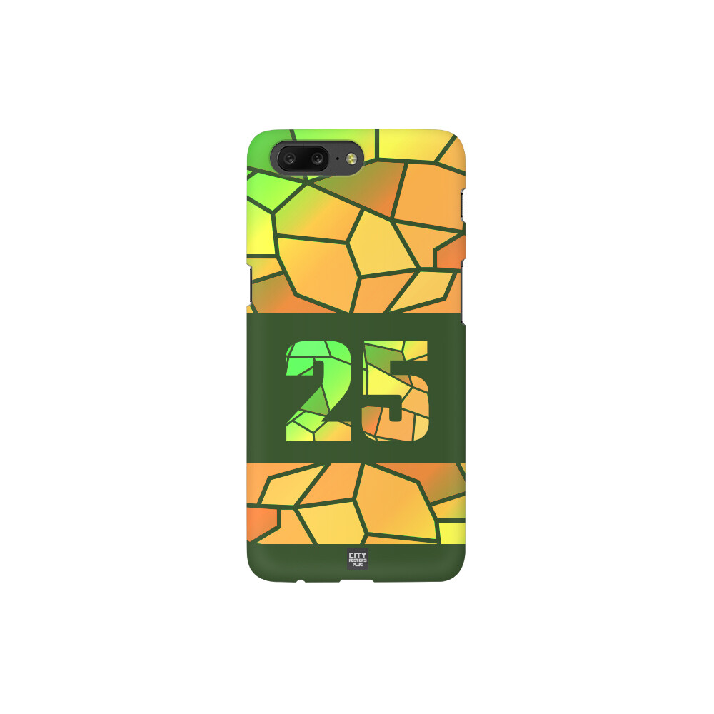 Number Mobile Case Cover (Olive Green)