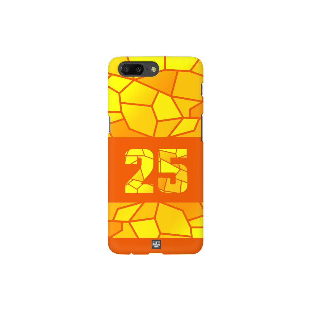 Number Mobile Case Cover (Orange)