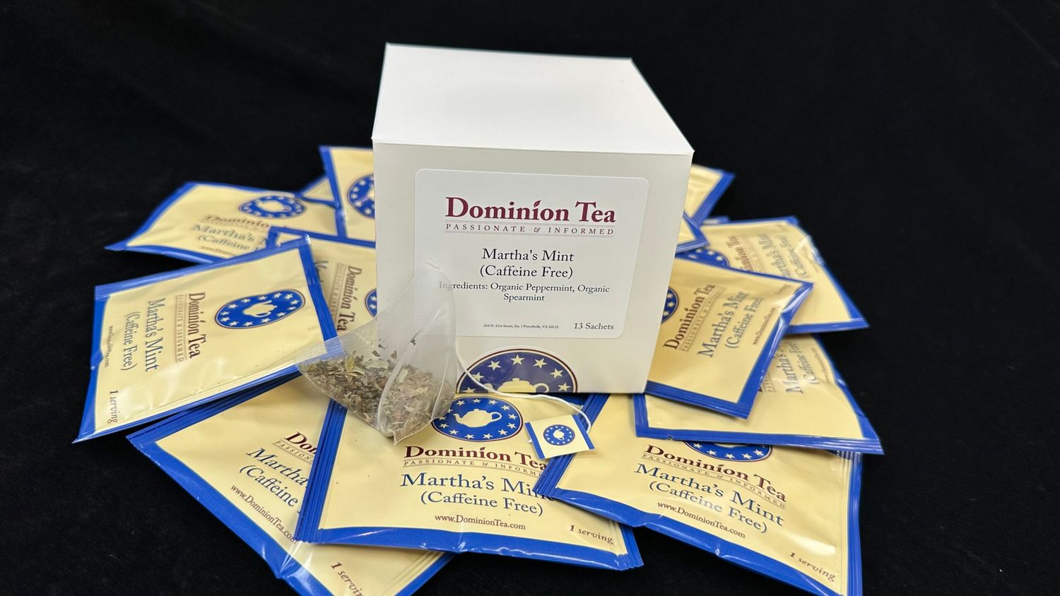 Martha's Mint Tea Sachets (13)