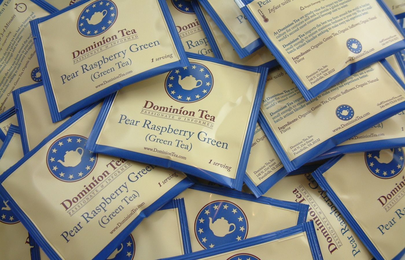 Pear Raspberry Green Tea Sachets (BULK) - Bulk Tea