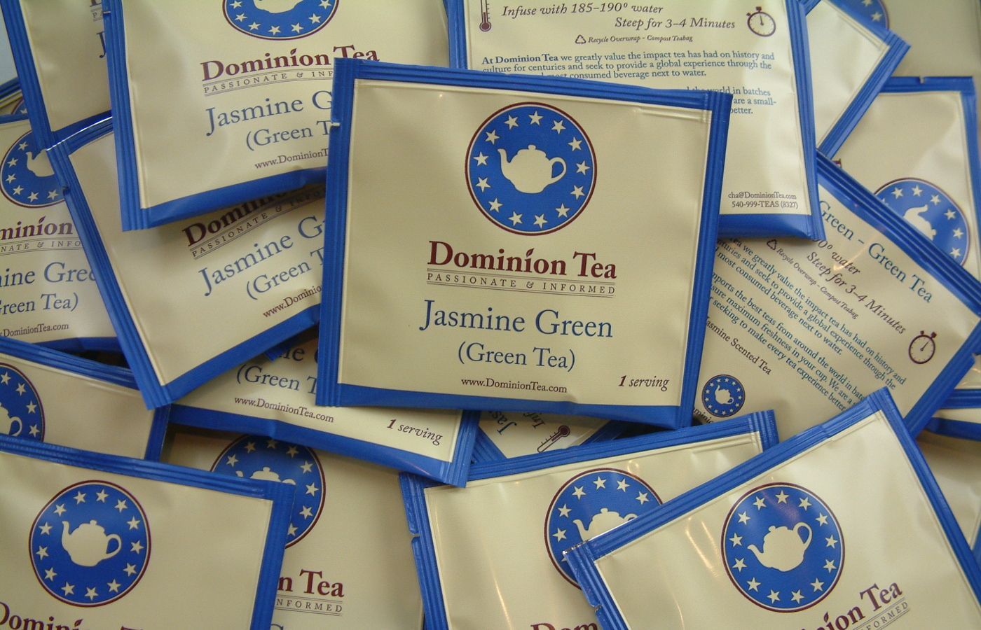 Jasmine Green Tea Sachets (Bulk) - Bulk Tea