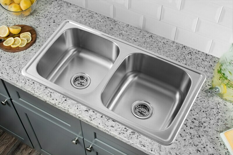 LAVATRAST 2 FOS 86 X 50 CMS ACERO INOX FV