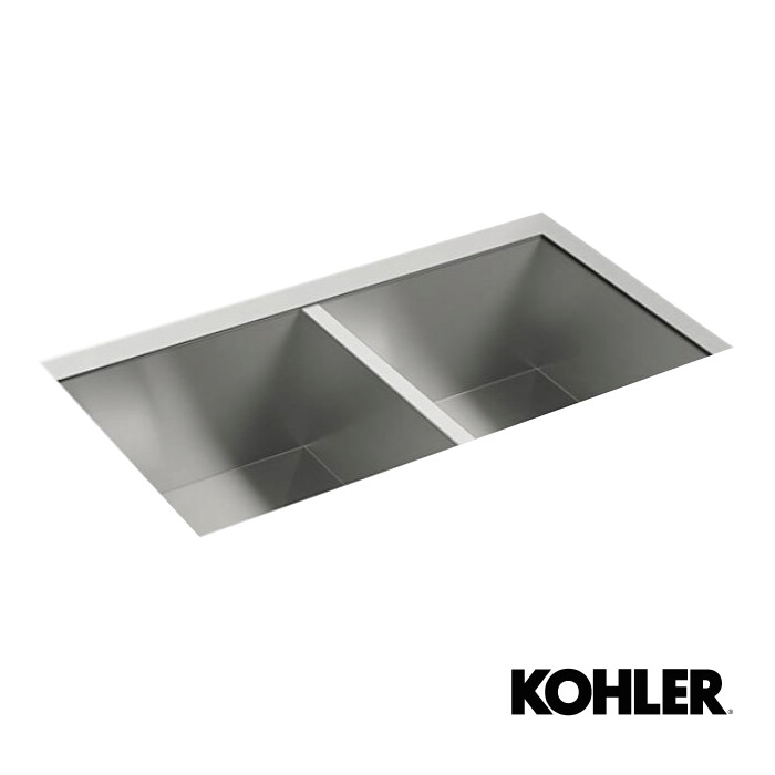 LAVATRAST LUDINGTON 2 FOS UNDER ACERO INOX K