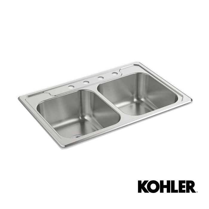LAVATRAST MIDDLETON 2 FOS ACE/INOX 33 X 22 X 8 K